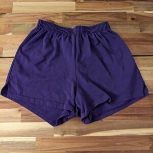 Soffe purple shorts